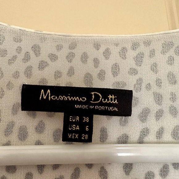 Massimo Dutti printed spots maxi dress - Picture 7 of 7
